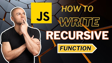 How to write recursive/recursion function in javascript.
