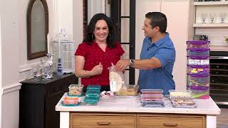 LocknLock 6-Piece Stackable Rectangle Storage on QVC