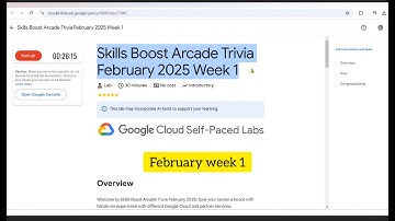 Skills Boost Arcade Trivia February 2025 Week 1 #quiz answer || #gcp #arcadegooglecloud
