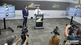NEWS CONFERENCE - FOUR ARRESTED AFTER HCSO UNCOVERS ORGANIZED THEFT RING TARGETING SEMI-TRUCKS
