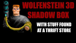 Wolfenstein 3D Shadow Box w/Thrift Store Finds