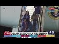 C5N - Obama en Argentina: El Presidente de Estados Unidos y su familia arriban a Ezeiza