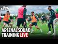 LIVE Premier League Champions Arsenal Train Ahead Of Historic Champions League Final Against PSG 