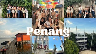 3D2N Penang Travel Vlog 2023  Armenian St, Chew Jetty, Tan Jetty, Penang Hill, The Habitat, The Top