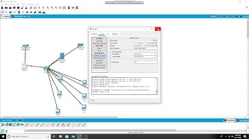 Simulasi Menghubungkan Jaringan Warnet dan Modem Menggunakan Cisco Paket Tracer