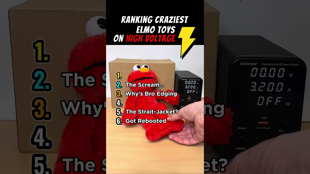 Ranking Craziest ELMO Toys On High Voltage Part 5 Elmo