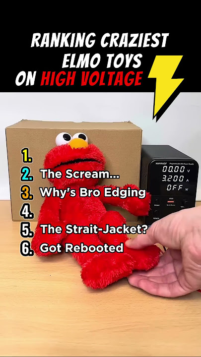 Ranking Craziest ELMO Toys on High Voltage! (Part 5) #toys #elmo