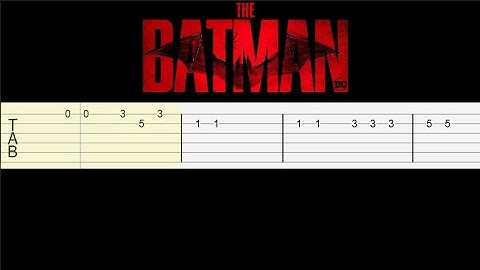 The Batman (2022) - Something in the Way (Nirvana) (Easy Guitar Tabs Tutorial)