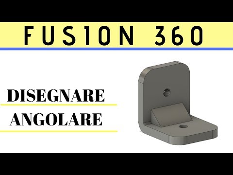 Tutorial Fusion360 - Disegnare un Angolare [STAMPA 3D]