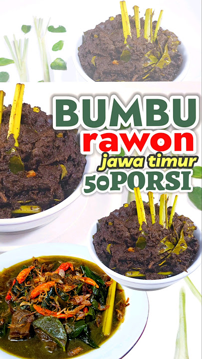 BUMBU RAWON JAWA TIMUR 50PORSI #rawon #bumbu #masakbesar #idejualan #fypシ゚viral