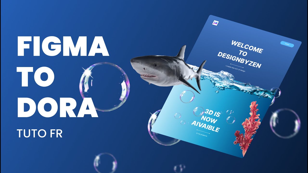 Figma to Dora, créez des Sites Web 3D en No Code | Tutoriel en Français ...