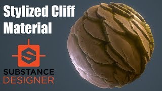 Substance Designer - Stylized Cliff Material
