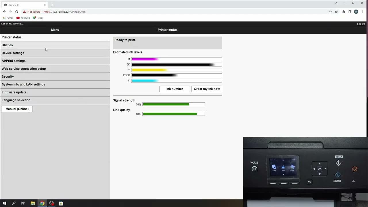 How to Set Up Auto Power Off and Power On Feature on Canon MG5700