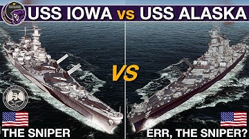 Iowa Battleship vs Alaska Super Heavy Cruiser (kwartfinale met Drachinifel) | Oorlog op zee