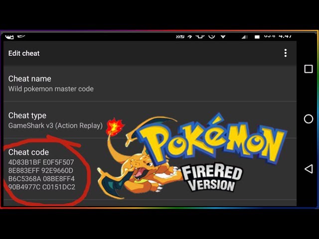 Pokemon Fire Red Cheats: Full List of GameShark Codes