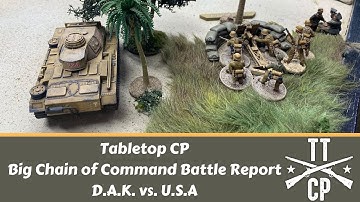 Tabletop CP: Big Chain Of Command Battle Report- D.A.K. vs. U.S.A