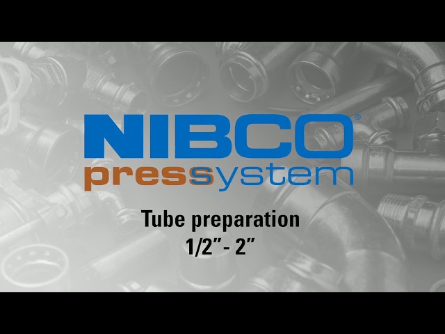 How to Prepare Copper Tube for NIBCO Press System Joints