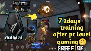 72 days training after free fire game play free fire use flydigi q1#freefire #flydigiq1 #opgameplay