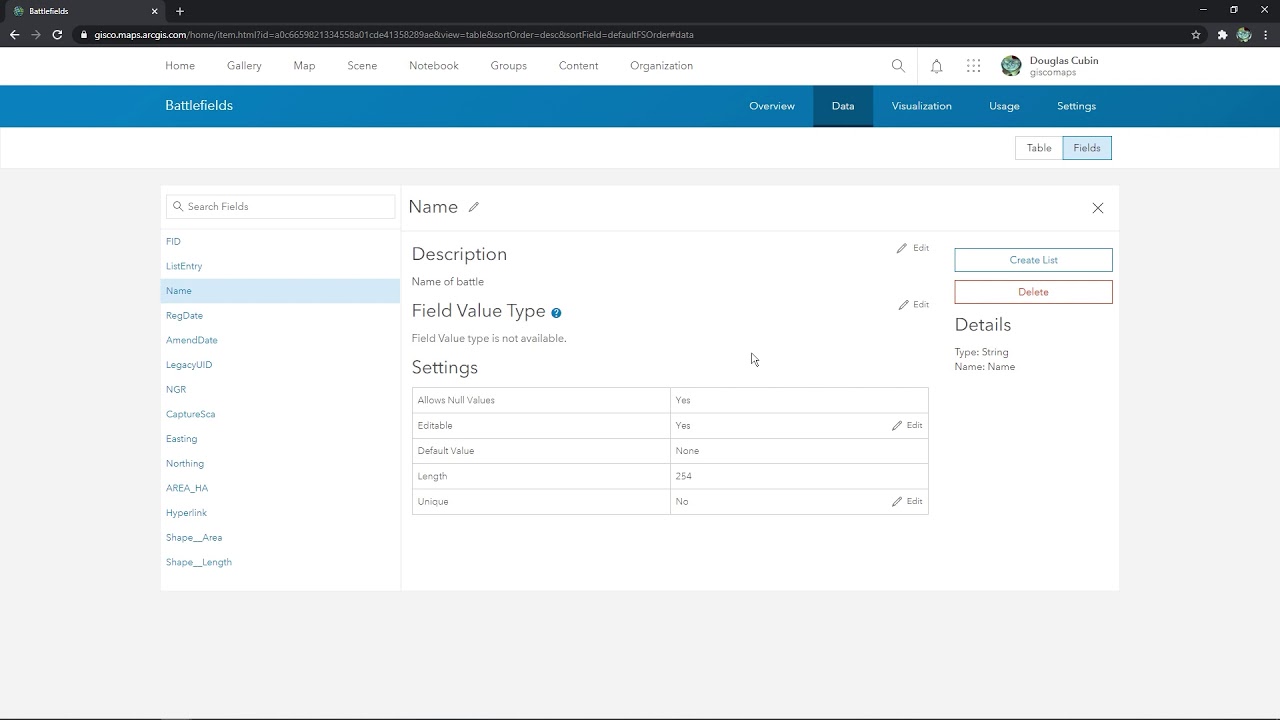 Edit Fields In ArcGIS OnLine YouTube