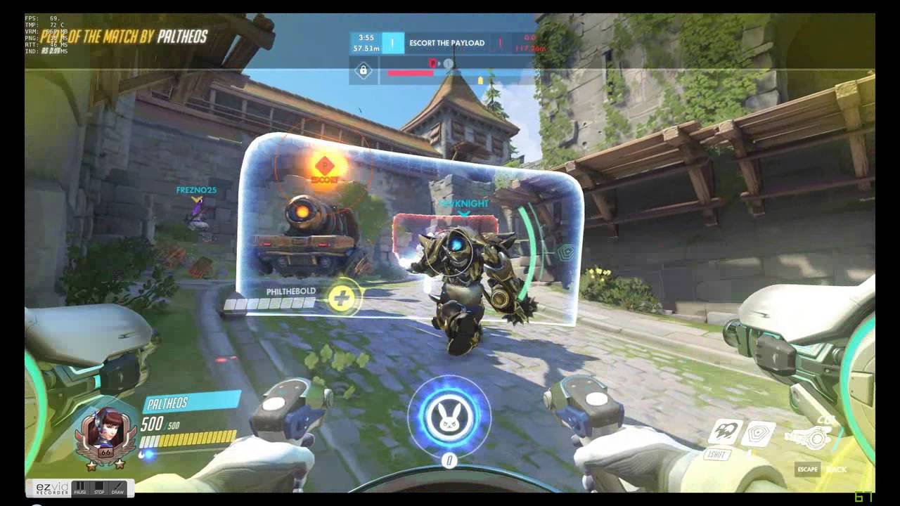 Dva Quintuple kill