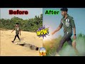 Before and after action  allu arjun fan sufihan khan  tmile super action  short film fight scene