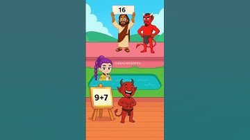 What Is 9+7? Who Is A Genius In Maths 😱 #shortsfeed #shorts