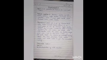 #bsc(semester-1)practical file  of chemistry #study material