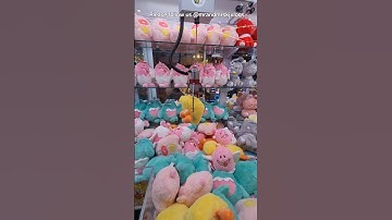 Held it for a second… then let go 💔 #clawmachine #arcade #plush #plushies #timezone