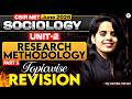 UGC NET Sociology | Unit 2 - Research Methodology Most Expected Ques L 2 | UGC NET Sociology 2026
