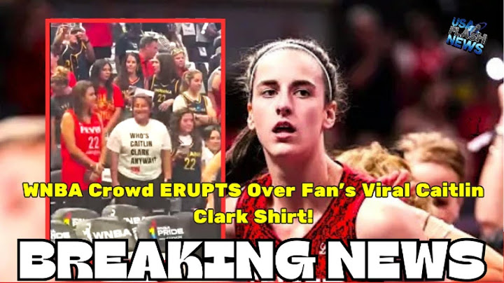 WNBA Crowd ERUPTS Over Fan’s Viral Caitlin Clark Shirt!
