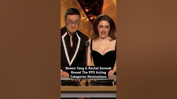 Bowen Yang & Rachel Sennott Reveal The 97th #Oscar Nominees In All Acting Categories #shorts #short