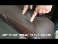 Body Oils in Leather - How it breaks down the leather