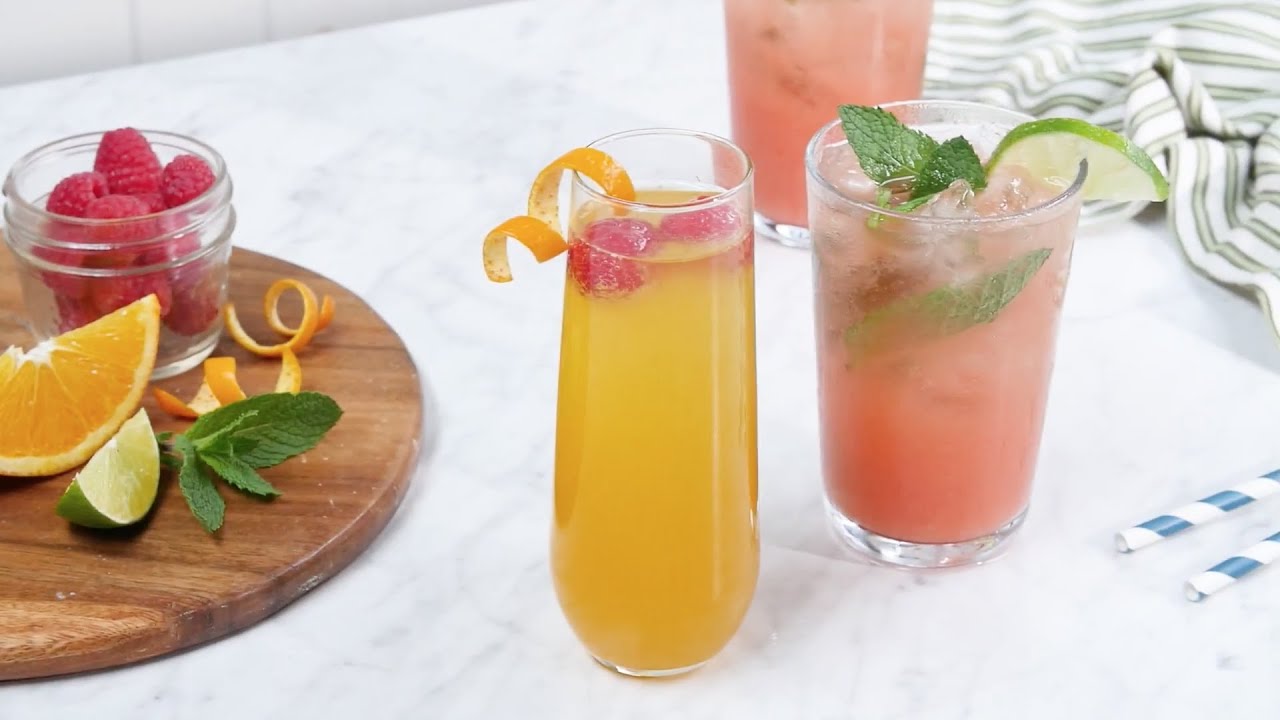 Mojito de Guayaba / Coctel de Maracuyá Espumoso