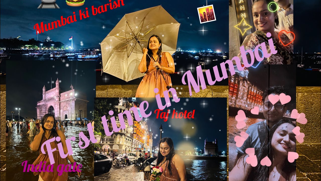 First time in Mumbai 👩🏻‍❤️‍👨🏻🎉🚊 #mumbai #dailyvlog #minivlog #mumbaiganpati #activelifestyle 