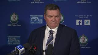 Homicide Squad Commander, Detective Superintendent Danny Doherty press conference
