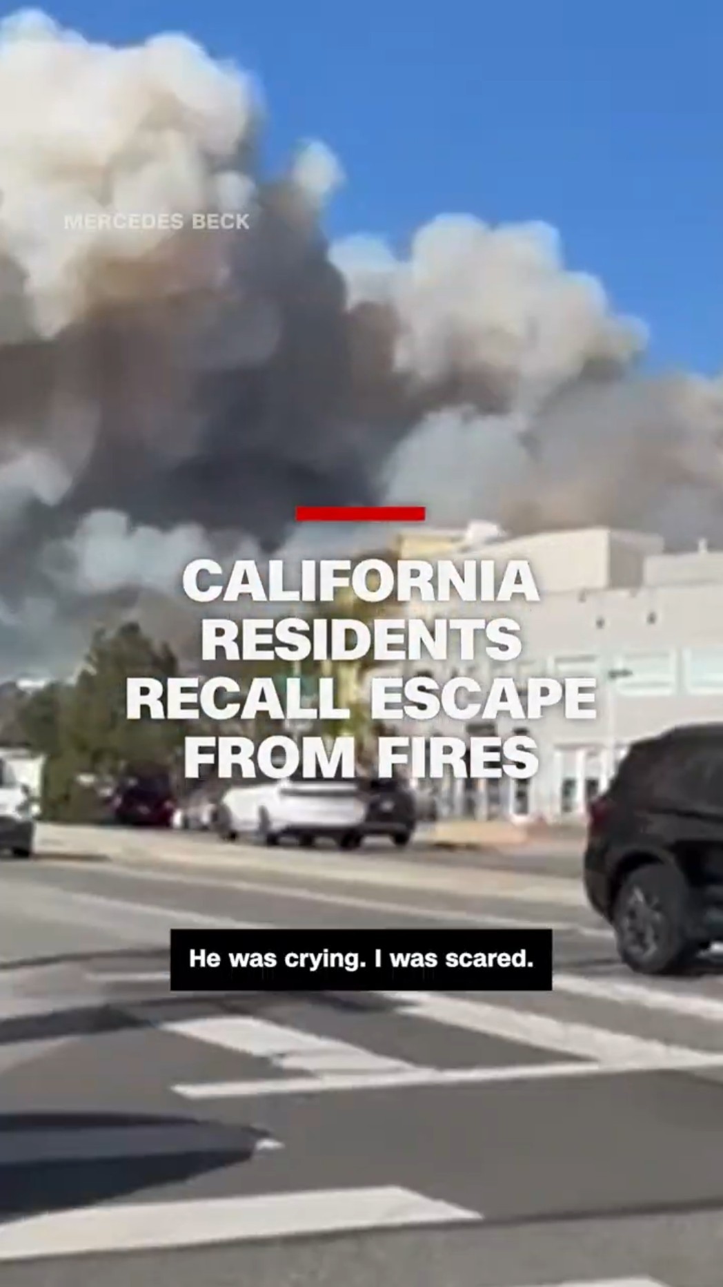 California residents recall harrowing escape from fires