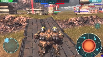 Carnage Gameplay On Springfield (part 3) - War Robots - Test Server