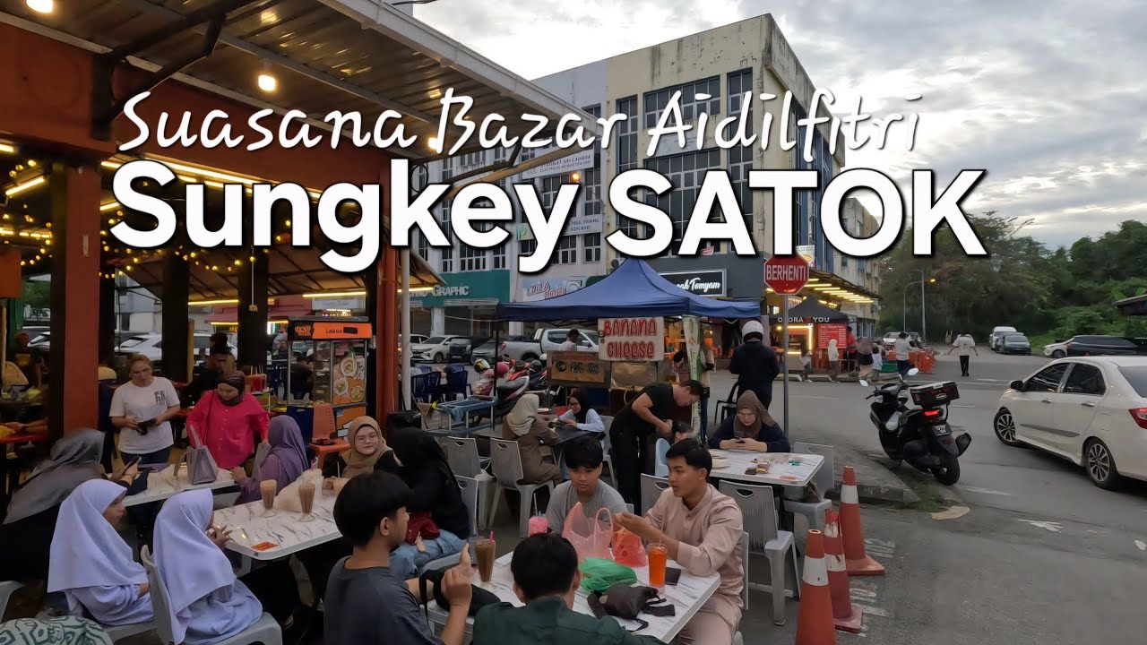 Kuching BAZAR AIDILFITRI & SUASANA SUNGKEY📢Menjelang Hari Raya di bandaraya terbesar di Sarawak⭐️