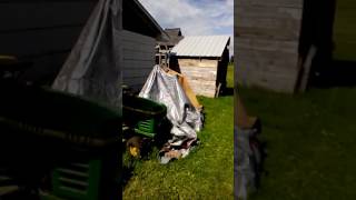 Bagger system for John Deere x300 and property tour