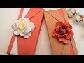 GIFT WRAPPING IDEAS | GIFT PACKING with PAPER ROSE FLOWER DECORATION | I.Sasaki Original