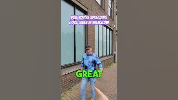 POV: YOU’RE SPREADING GOOD VIBES IN WILMSLOW 😎 #goodvibes #goodvibesalways #positivity #fun
