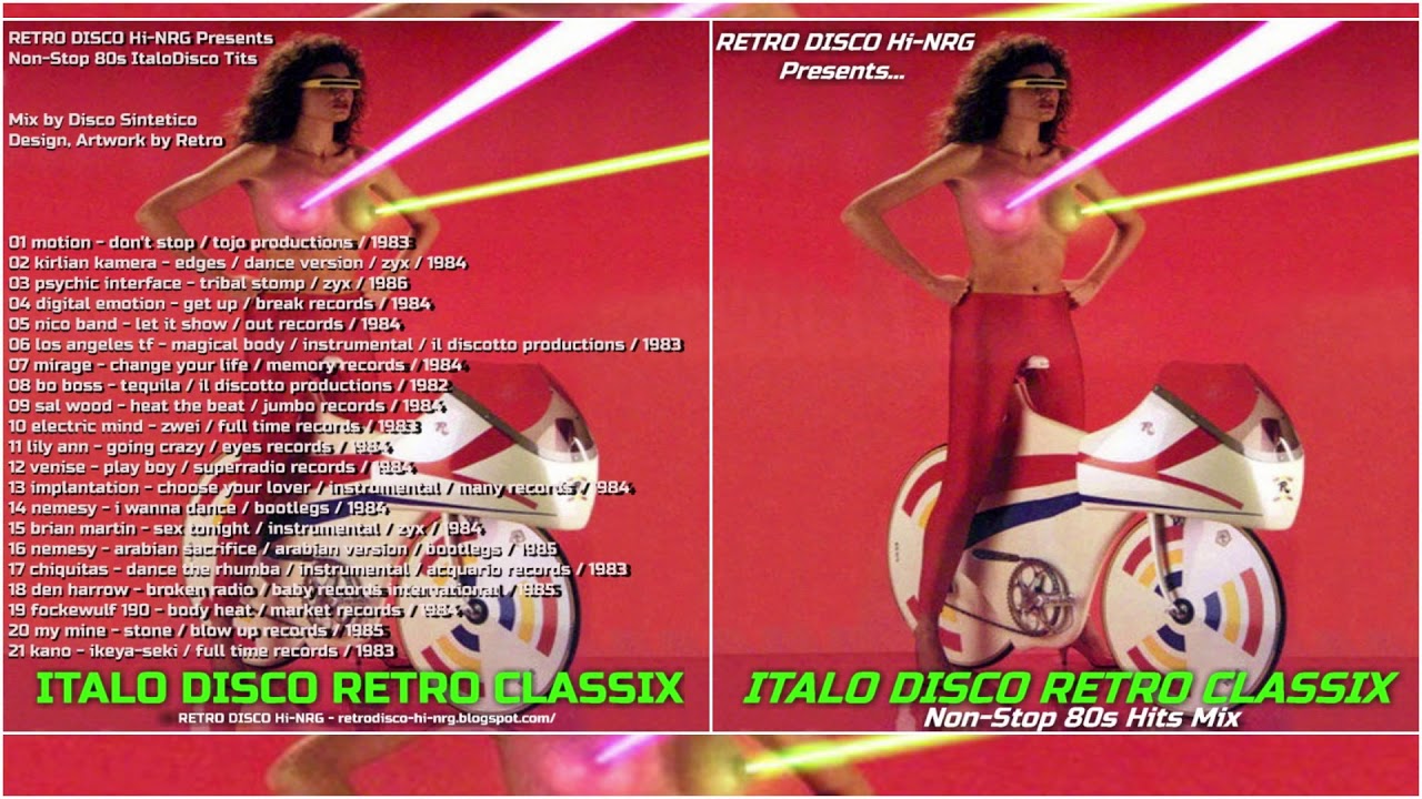 The Best Instrumental Italo Disco Hits - part 2 (album), SYNTH COVER