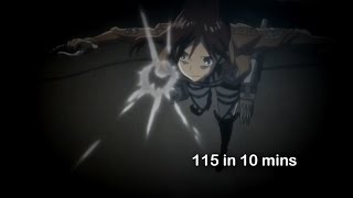 AoTTG: 115 in 10 mins (Forest Hard)