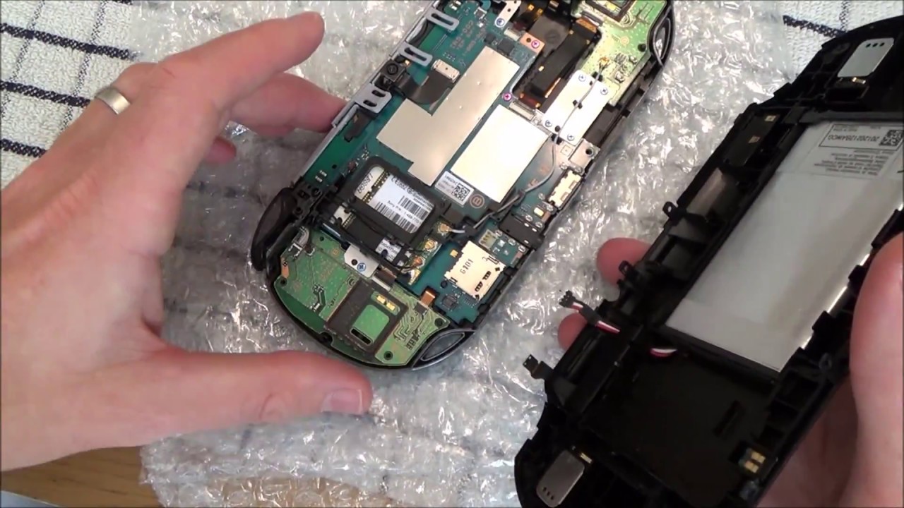 How to Change the Battery in a PlayStation Vita FAT OLED Model 