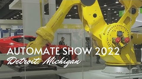 Automate Show 2022 | Detroit  Michigan  | Krung Krung in the USA #robotics  #automate #technology