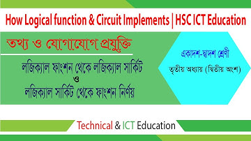 How Logical function & Circuit Implements | HSC ICT Education