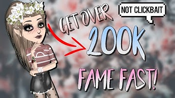 HOW TO GET OVER 200K FAME FAST! NOT CLICK BAIT!