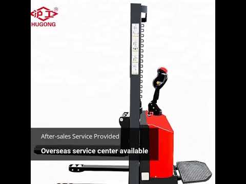 Electric pallet stacker