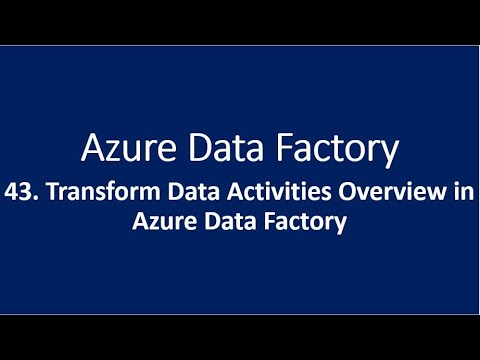 43. Transform Data