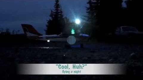 Apprentice 15E with lights "Cool, huh"